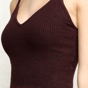 Brandy Melville burgundy top